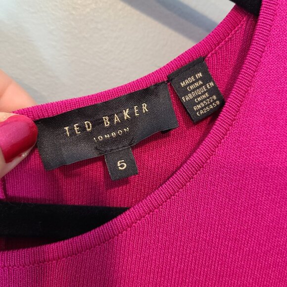 Ted Baker Womens Dress Lace Trim Party Birthday Size 5 10 US Ellijo Wedding - Picture 8 of 12